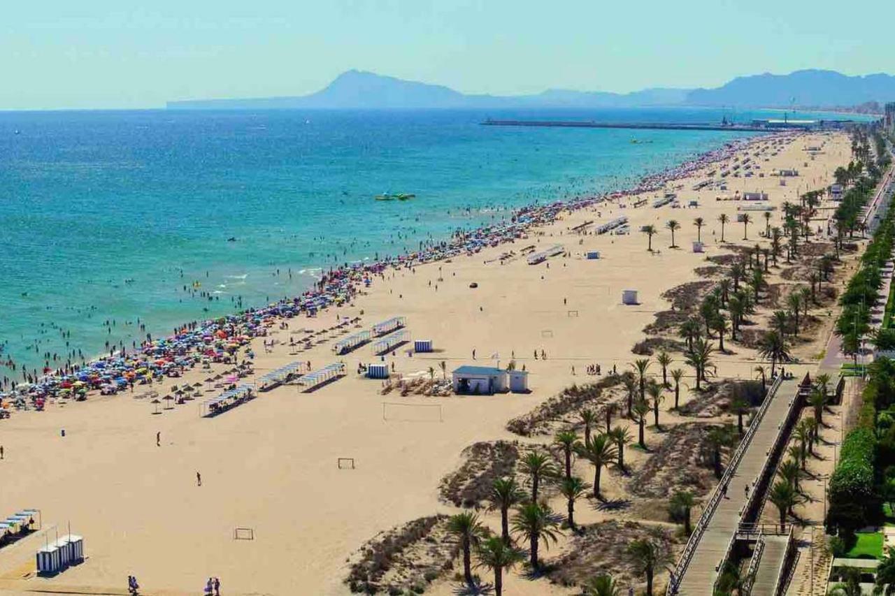 Apartamento Deluxe A 50M De Playa - Aire Wifi Gandía Esterno foto
