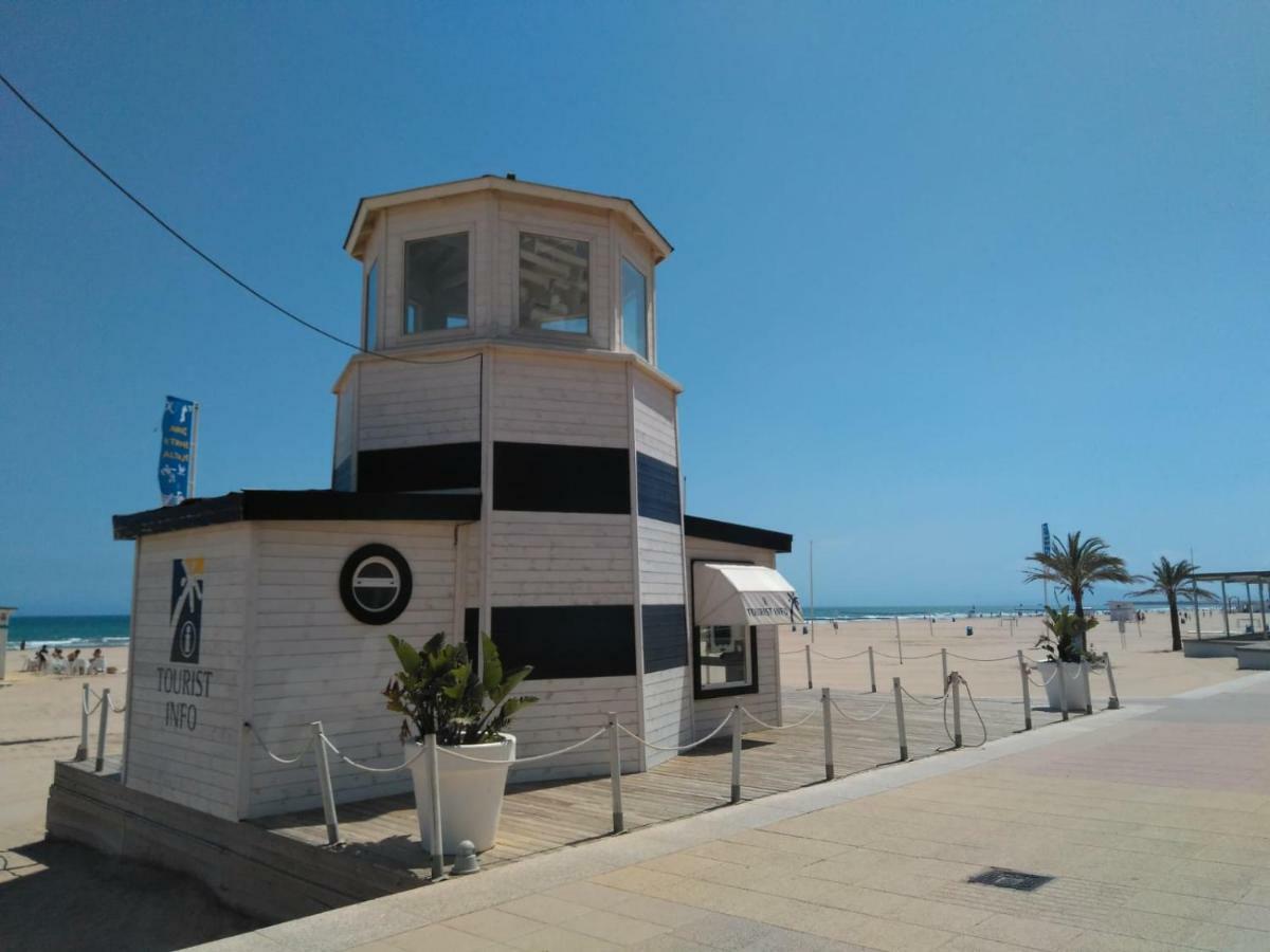 Apartamento Deluxe A 50M De Playa - Aire Wifi Gandía Esterno foto